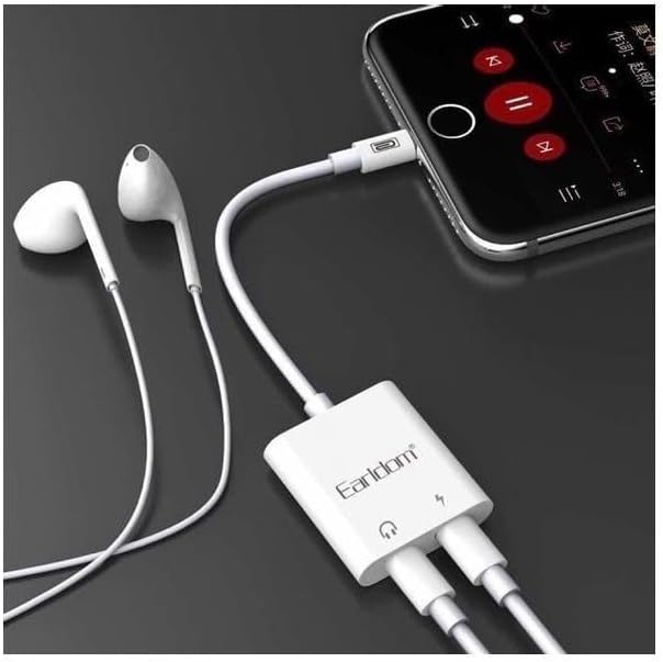 Earldom ET-OT33 2 * 1 iPhone Adapter - Gold Earldom ET-OT33 2 * 1 iPhone Adapter - Gold